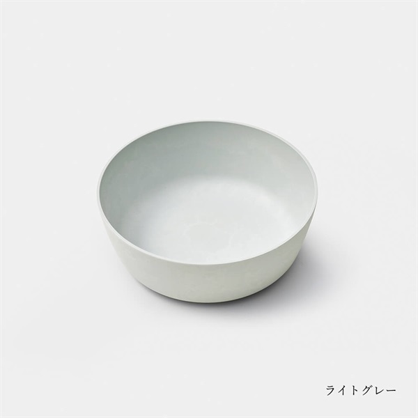 hide k 1896　ROUND PLATE 15cm (ボウル) 　隈健吾デザイン「TW-T-003」＜リゾートトラストセレクション＞(ライトグレー)