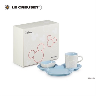 Le Creuset (ル・クルーゼ)ミッキーマウス テーブルウェア・セット コースタルブルー「89287004200030」