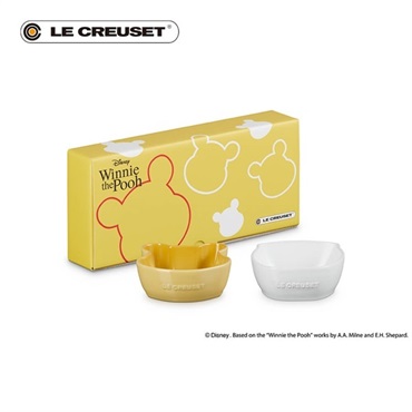 Le Creuset (ル・クルーゼ)くまのプーさん ミニ・ディッシュ（2個入り）クインスイエロー/コットン「89379002019030」