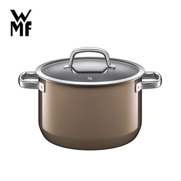 WMF(ヴェーエムエフ)フュージョンテック ミネラル ハイキャセロール20cm ダークブラス「W0514375290」＜リゾートトラストセレクション＞