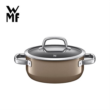 WMF(ヴェーエムエフ)フュージョンテック ミネラル ローキャセロール20cm ダークブラス「W0514575290」＜リゾートトラストセレクション＞