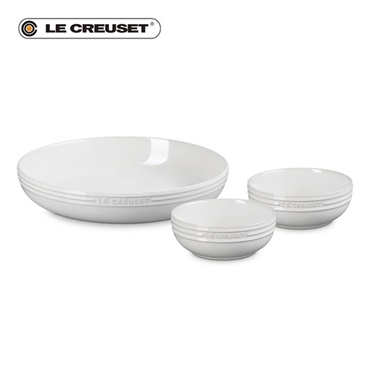 Le Creuset (ル・クルーゼ)レジェ・テーブルウェア セット ホワイトラスター「69382002960014」