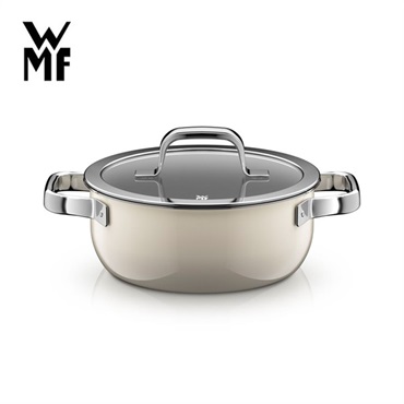 WMF(ヴェーエムエフ)フュージョンテック ミネラルプロ ローキャセロール20cm ミルキークォーツ 「W0519905290」＜リゾートトラストセレクション＞