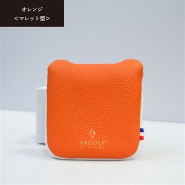 ARGOLF(アールゴルフ)Marcel Leather HeadCover＜リゾートトラストセレクション＞(【カラー】オレンジ-＜マレッド型＞)