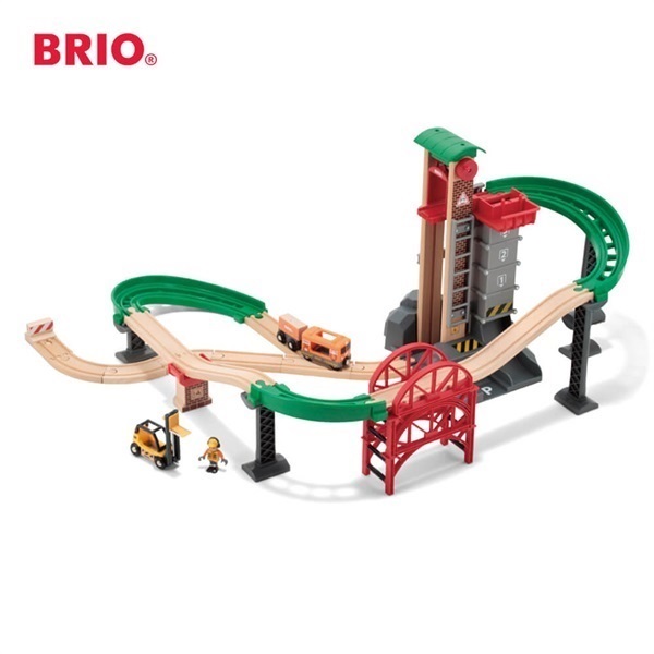 セット販売　B BRIO(ブリオ)ウェアハウスレールセット「33887」<リゾート