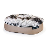 ペットラウンジ Lowタイプ バンビグレー Sサイズ＜リゾートトラストセレクション＞(本体：ベージュSサイズ-【カバー：バンビグレー】)