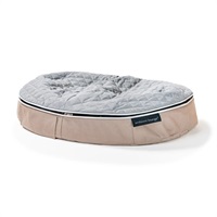 ペットラウンジ Lowタイプ キルトグレー Mサイズ＜リゾートトラストセレクション＞(本体：ベージュMサイズ-【カバー：キルトグレー】)