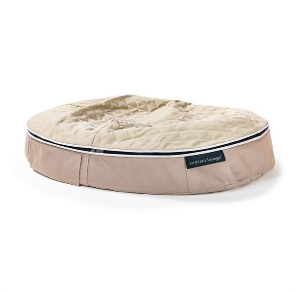 ペットラウンジ Lowタイプ キルトベージュ Mサイズ＜リゾートトラストセレクション＞(本体：ベージュMサイズ-【カバー：キルトベージュ】)