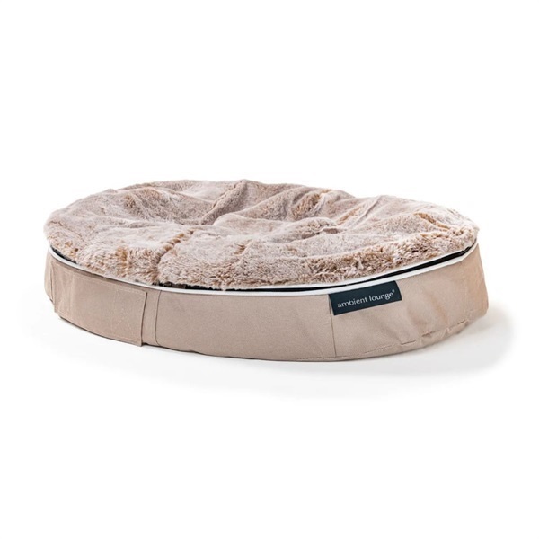 ペットラウンジ Lowタイプ ラビットベージュ Mサイズ＜リゾートトラストセレクション＞(本体：ベージュMサイズ-【カバー：ラビットベージュ】)