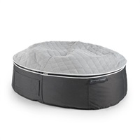 ペットラウンジ Highタイプ キルトグレー Lサイズ＜リゾートトラストセレクション＞(本体：グレーLサイズ-【カバー：キルトグレー】)