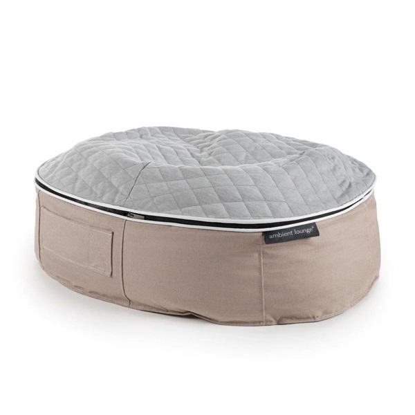 ペットラウンジ Highタイプ キルトグレー Lサイズ＜リゾートトラストセレクション＞(本体：ベージュLサイズ-【カバー：キルトグレー】)