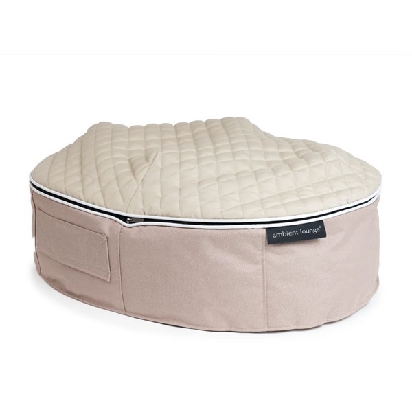 ペットラウンジ Highタイプ キルトベージュ XXLサイズ＜リゾートトラストセレクション＞(本体：ベージュXXLサイズ-【カバー：キルトベージュ】)