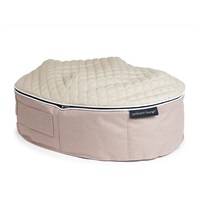 ペットラウンジ Highタイプ キルトベージュ XXLサイズ＜リゾートトラストセレクション＞(本体：ベージュXXLサイズ-【カバー：キルトベージュ】)