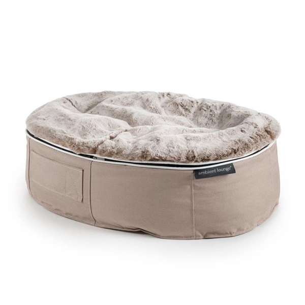 ペットラウンジ Highタイプ ラビットベージュ XXLサイズ＜リゾートトラストセレクション＞(本体：ベージュXXLサイズ-【カバー：ラビットベージュ】)