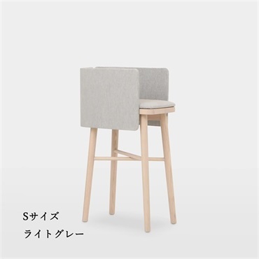 f＆f 愛犬用ダイニングチェア　Sサイズ＜リゾートトラストセレクション＞(本体：Sサイズ-【カラー：ライトグレー】)