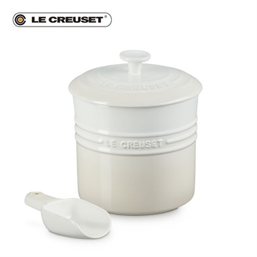 Le Creuset (ル・クルーゼ)ペットフード・コンテナー(スクープ付き) メレンゲ「61402177160038」