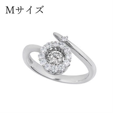 【ポイント交換商品】ダンシングストーン フラワーリング(【Mサイズ】17号 (15号～19号))