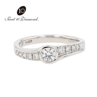 NAGAHORI スイートテン・ダイヤモンド　ダイヤモンドリング(Pt900)「PRSD10045」＜リゾートトラストセレクション＞