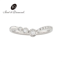 NAGAHORI スイートテン・ダイヤモンド　ダイヤモンドリング(Pt900)「PRSD10106」＜リゾートトラストセレクション＞