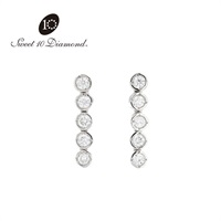 NAGAHORI スイートテン・ダイヤモンド　ダイヤピアス(Pt900)「PPSD40001」＜リゾートトラストセレクション＞