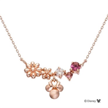 NAGAHORI ディズニー ミニー ピンクゴールドペンダント(K10PG)「DPCDS20219」＜リゾートトラストセレクション＞