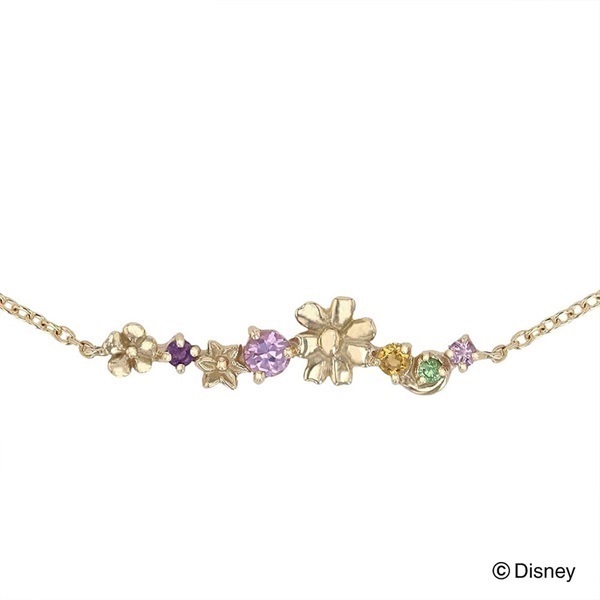 NAGAHORI ディズニー 塔の上のラプンツェル イエローゴールド ブレスレット(K10YG)「FBLDS20021」＜リゾートトラストセレクション＞