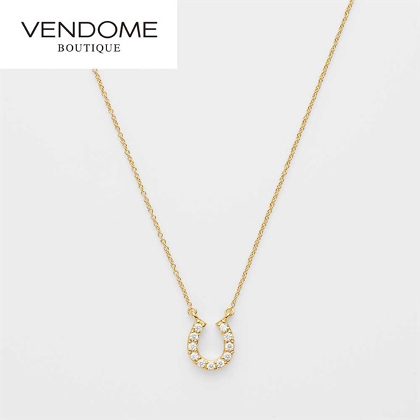VENDOME BOUTIQUEホースシュー ネックレス「VBMP366340DT」＜リゾート