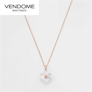 VENDOME BOUTIQUEシェルフラワー リバーシブルネックレス「VBMP401540XP」＜リゾートトラストセレクション＞