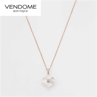 VENDOME BOUTIQUEシェルフラワー リバーシブルネックレス