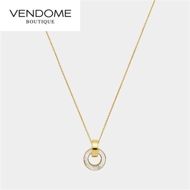 VENDOME BOUTIQUEシェル サークル ネックレス「VBMP560350DW」＜リゾートトラストセレクション＞