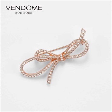 VENDOME BOUTIQUEリボン ブローチ「VBMV4513  P2」＜リゾートトラストセレクション＞
