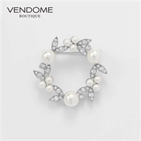 VENDOME BOUTIQUE貝パール ブローチ「VBPV5090  UW」＜リゾートトラストセレクション＞
