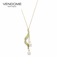 VENDOME BOUTIQUEすずらん ネックレス「VBRP901760DM」＜リゾートトラストセレクション＞