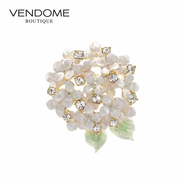 VENDOME BOUTIQUE紫陽花 ブローチ「VBRV0315 DW」＜リゾートトラスト
