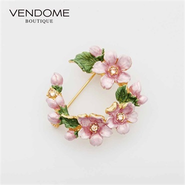 VENDOME BOUTIQUE桜 ブローチ「VBRV4188  P2」＜リゾートトラストセレクション＞
