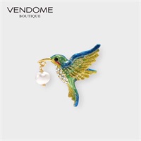 VENDOME BOUTIQUEハチドリ (ハミングバード） ブローチ「VBRV4664 B2