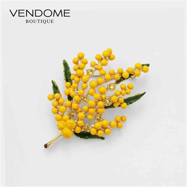VENDOME BOUTIQUEミモザ ブローチ「VBRV5102  Y2」＜リゾートトラストセレクション＞