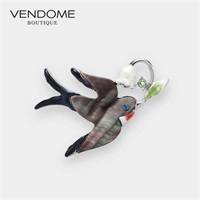 VENDOME BOUTIQUEハチドリ (ハミングバード） ブローチ「VBRV4664 B2