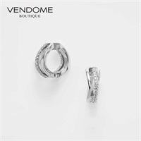 VENDOME BOUTIQUEキュービックジルコニア イヤリング「VBME5108SICZ」＜リゾートトラストセレクション＞