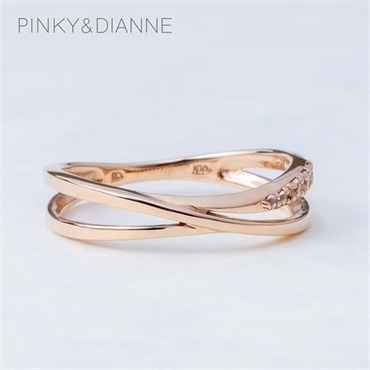 NAGAHORI ピンキー＆ダイアン K10ピンクゴールド ホワイトトパーズ リング「DFRPD60346」＜リゾートトラストセレクション＞