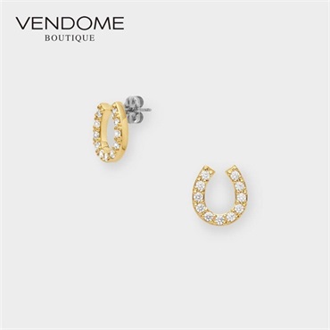 VENDOME BOUTIQUE馬蹄 ホースシュー ピアス「VBMA3662  DT」＜リゾートトラストセレクション＞