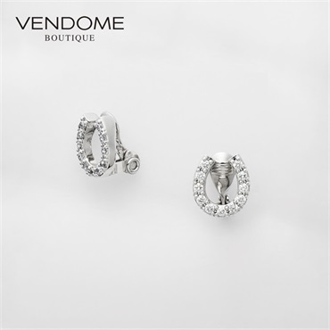 VENDOME BOUTIQUE馬蹄 ホースシュー イヤリング「VBME3662  CZ」＜リゾートトラストセレクション＞