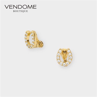 VENDOME BOUTIQUE馬蹄 ホースシュー イヤリング「VBME3662  DT」＜リゾートトラストセレクション＞