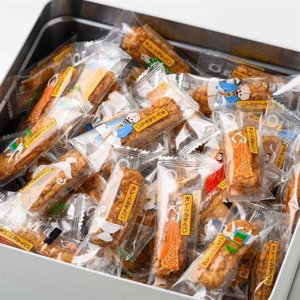 美鹿山荘 カレーのおせんべい 缶入り(300g)＜リゾートトラスト
