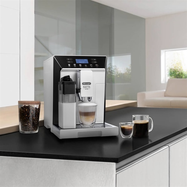 De'Longhi(デロンギ)エレッタ カプチーノ イーヴォ 全自動コーヒーマシン)「ECAM46860W」＜リゾートトラストセレクション＞|キッチン家電|Resorttrust  Online Shop|リゾートトラストオンラインショップ