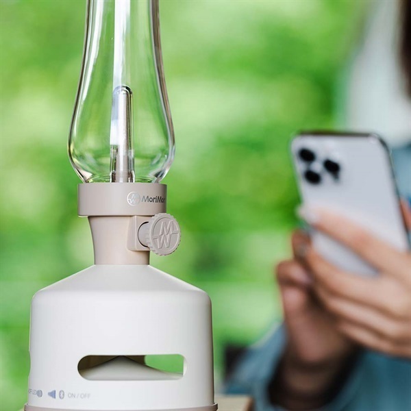 MoriMori(モリモリ)LEDランタンスピーカー S1 BEACH HOUSE ホワイト