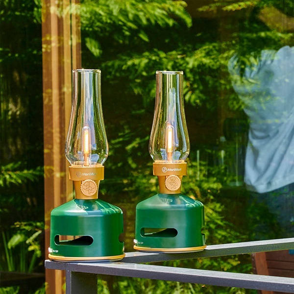 MoriMori(モリモリ)LEDランタンスピーカー S1 ORIGINAL GREEN ダーク