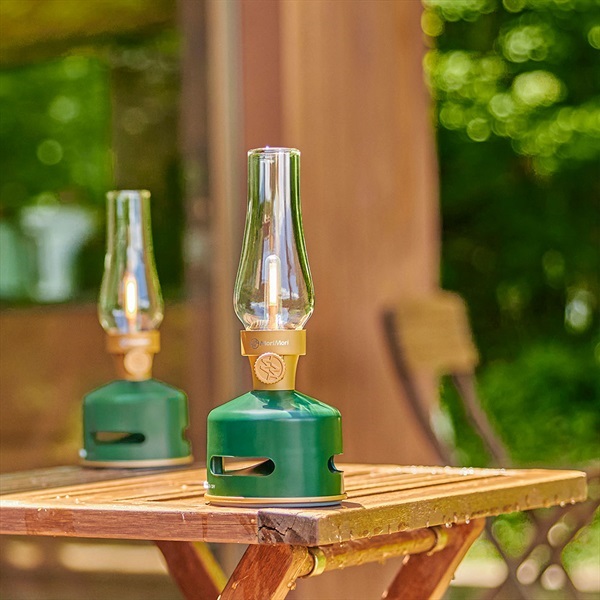 MoriMori(モリモリ)LEDランタンスピーカー S1 ORIGINAL GREEN ダーク