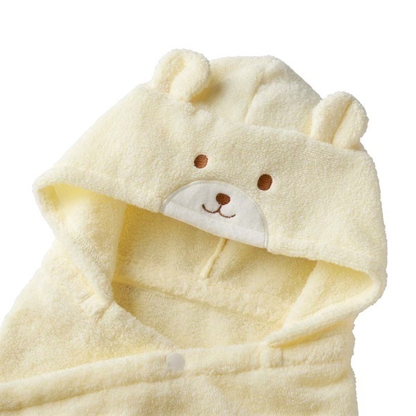 ミキハウス 無撚糸バスポンチョセット【BOX付き】「40-3821-493