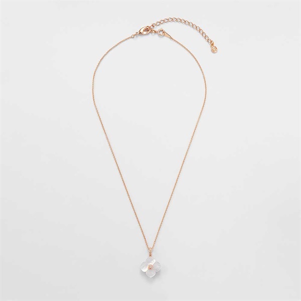 VENDOME BOUTIQUEシェルフラワー リバーシブルネックレス